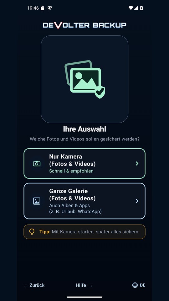 Was möchten Sie tun?